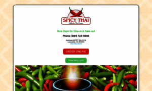 Spicythailancaster.com thumbnail