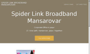 Spider-link-broadband-mansarovar.business.site thumbnail