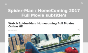 Spider-man-homecomingmovie.blogspot.co.id thumbnail