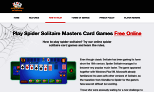 Spider-solitaire.info thumbnail