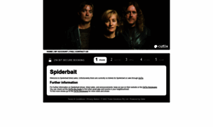 Spiderbait.oztix.com.au thumbnail