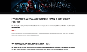 Spidermannews.wordpress.com thumbnail