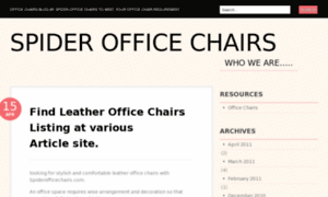 Spiderofficechairs.wordpress.com thumbnail