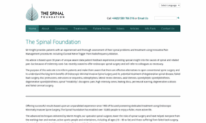 Spinal-foundation.org thumbnail