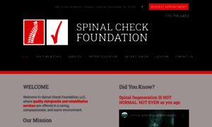 Spinalcheckfoundation.com thumbnail