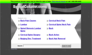 Spinalcolumn.com thumbnail