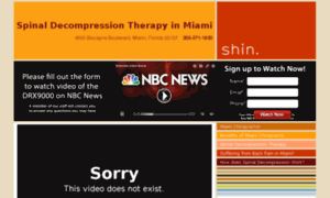 Spinaldecompressiontherapymiami.com thumbnail