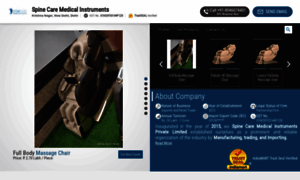 Spinecares.co.in thumbnail