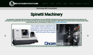 Spinettimachinery.com thumbnail