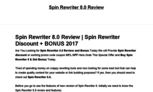 Spinrewriter7.com thumbnail