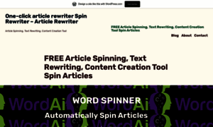 Spinrewritertools.wordpress.com thumbnail