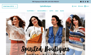 Spiritedboutiques.com thumbnail