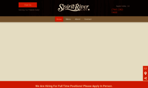 Spiritrivercafeav.com thumbnail