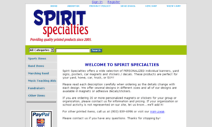 Spiritspecialty.com thumbnail