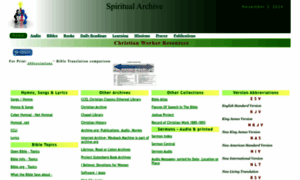 Spiritualarchive.org thumbnail