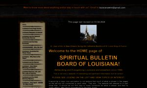 Spiritualbulletinboardoflouisiana.info thumbnail