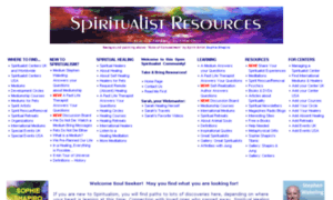 Spiritualistresources.com thumbnail