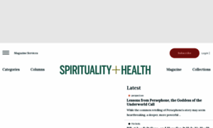 Spiritualityhealth.com thumbnail