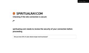 Spiritualray.com thumbnail