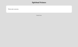 Spiritualscience.net.au thumbnail