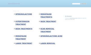 Spironolactone.org thumbnail