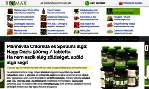 Spirulina-chlorella.biomax.hu thumbnail