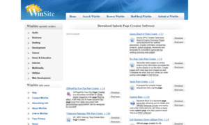 Splash-page-creator.winsite.com thumbnail