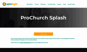 Splash.prochurch.com thumbnail