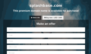 Splashbase.com thumbnail