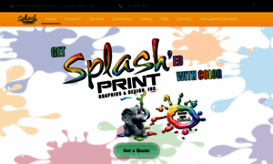 Splashprintdesign.com thumbnail