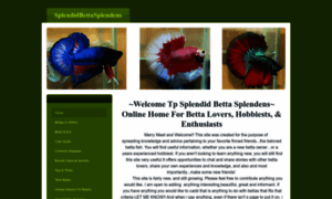 Splendidbettasplendens.weebly.com thumbnail