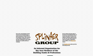 Splintergroup.info thumbnail