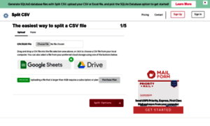 Splitcsv.com thumbnail