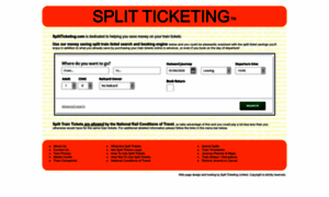 Splitticketing.com thumbnail