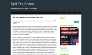 Splittoeshoes.org thumbnail