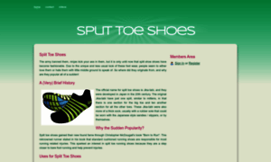 Splittoeshoes.webs.com thumbnail