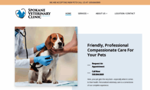 Spokaneveterinaryclinic.com thumbnail