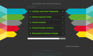 Spondylarthrite-ankylosante.info thumbnail