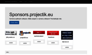 Sponsors.projectik.eu thumbnail