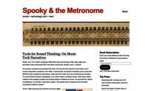 Spookyandthemetronome.wordpress.com thumbnail