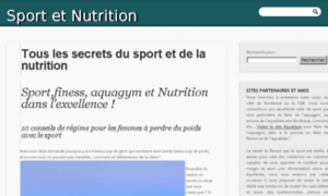 Sport-et-nutrition.fr thumbnail