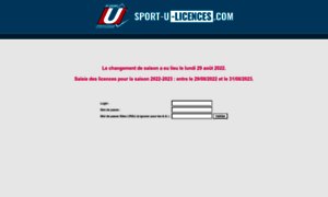 Sport-u-licences.com thumbnail