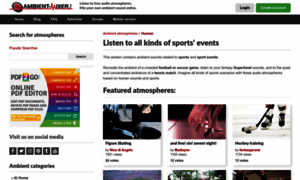 Sport.ambient-mixer.com thumbnail