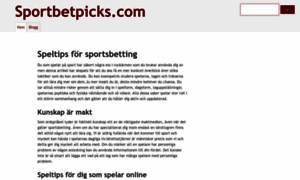 Sportbetpicks.com thumbnail
