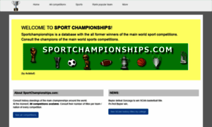 Sportchampionships.com thumbnail