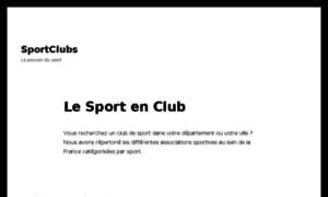 Sportclubs.fr thumbnail