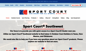 Sportcourt-texas.com thumbnail