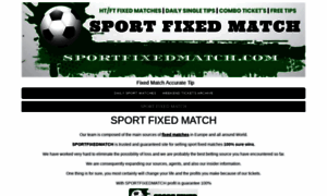 Sportfixedmatch.com thumbnail