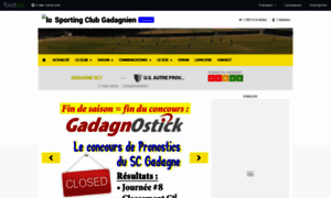 Sportingclubgadagnien.footeo.com thumbnail