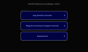 Sportingdogjournal.info thumbnail